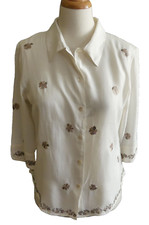 Chemisier brodé Jacqueline Riu