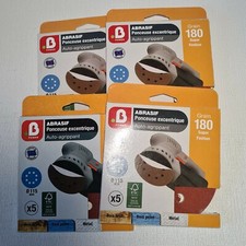 ? B POWER 20 DISQUES ponceuse abrasif excentrique auto-agrippant 115 mm gr 180
