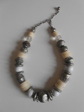 ANCIEN COLLIER VINTAGE ETHNIQUE SAUTOIR TRIBAL
