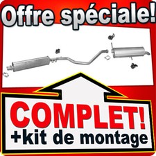 Ligne pot d'échappement pour PEUGEOT 307 SW 2.0 Break 2002-2005 Silencieux