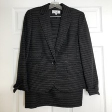 Le Suit Polka Dot Lined Suit
