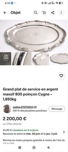 Grand plat service - plat,