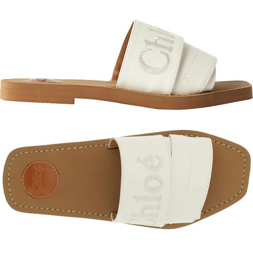 Chloe sandal toile brodée - chloe,