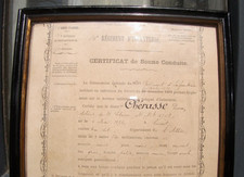 Cadre  Napoléon III noir/or