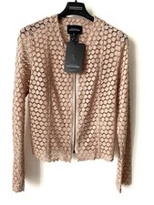VESTE BLOUSON dentelle NATHALIE CHAIZE NEUF étiq. 34 36 val 239€ Claudy Poudre 