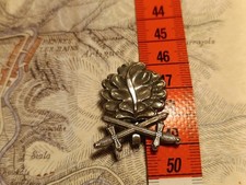 Feuilles de Chêne + épées argent pour croix de fer Chevalier