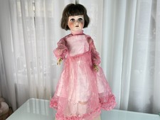 Poupée d'artiste ancienne tête porcelaine poupée 60 cm. État voir photo