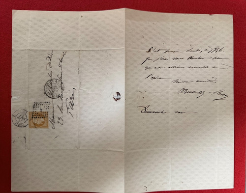 Ct70 lettre autographe - ct70/d-lettre,