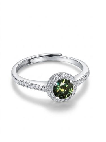 Bague argent 925 - bague, moissanite