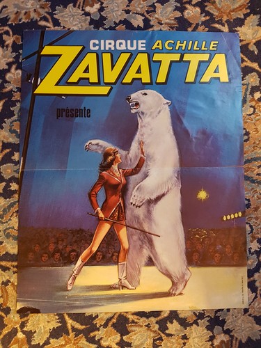 Affiche cirque achille zavatta - affiche,