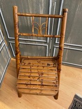 CHAISE ENFANT EN BAMBOU PLIANTE ANNEES 80