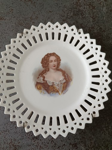 Assiette porcelaine saxe - porcelaine,