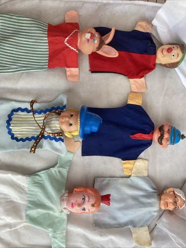 Marionnettes vintage tête - 6,