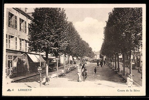 Cpa lorient cours la bôve - cpa,