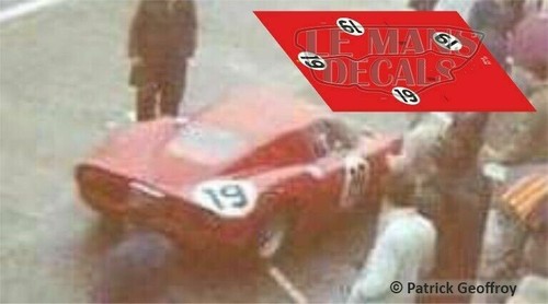 Décal ferrari 250 mans - lm,