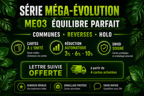 Carte pokémon me03 equilibre - pokémon,