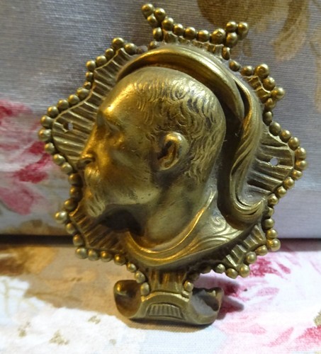 Médaillon bronze xix ème - médaillon,