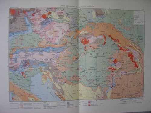 Grande carte géologique - de, l'