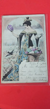 CPA - carte d'illustrateur L. Lessieux Art Nouveau  pour Pâques 1901