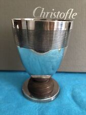 Christofle, Luc LANEL, Ancien grand vase coupe trophée Métal Argenté Art Deco .