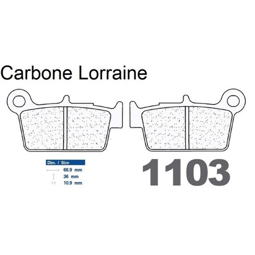 Plaquettes carbone lorraine - lorraine, de