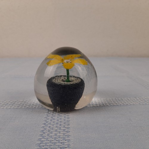 Ancien presse papier - ancien, boule