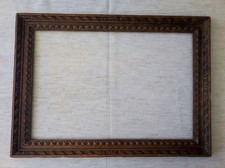 ancien cadre bois naturel