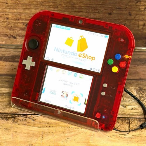 Console nintendo 2ds clear red - 2ds,