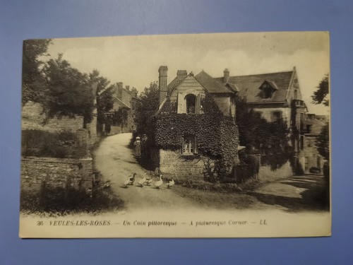 Cpa veules les roses - les,
