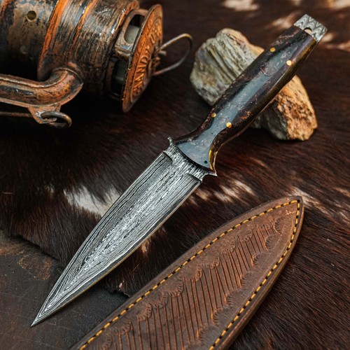 Dagger knife handmade - 9.4",