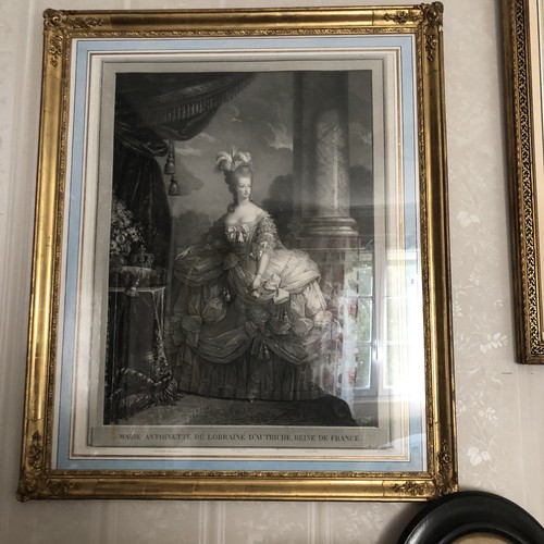Grande gravure encadrée maie - gravure,