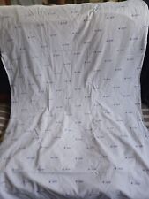 DRAP SAC +TAIE OREILLER TRAIN WAGONS COUCHETTE COUCHAGE LOGO SNCF VINTAGE