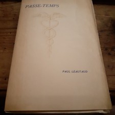 passe-temps PAUL LEAUTAUD mercure de france 1929