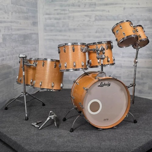 Used vintage ludwig 7pc drum - used,