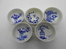 5 BOLS MINIATURE / VERRE A