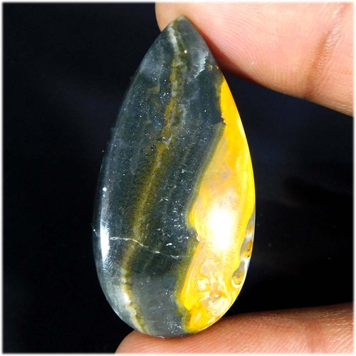 Cabochon poire jaspe - de, en