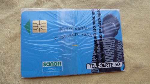 Sanofi télécarte 50 neuve - télécarte,