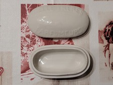 GELLE FRERES PARIS ANCIENNE BOITE SAVON PORCELAINE 8x4,5x4 XIX DENTIFRICE