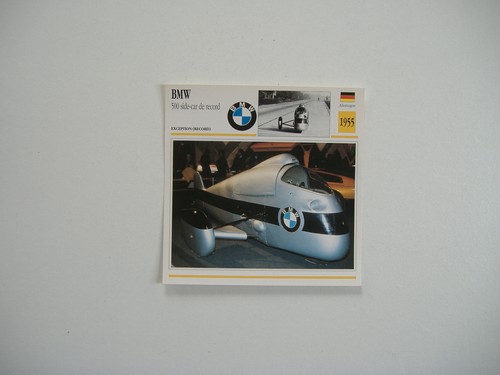 Fiche moto bmw 500 - 500, side-car