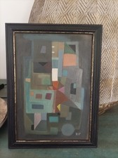 Tableau Abstrait Vintage