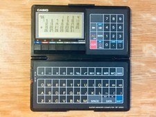 Casio SF-3000 Data Bank avec rare carte mémoire 16 Ko RP-16