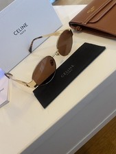 Lunettes De Soleil Celine Triomphe  verre de monture marron .