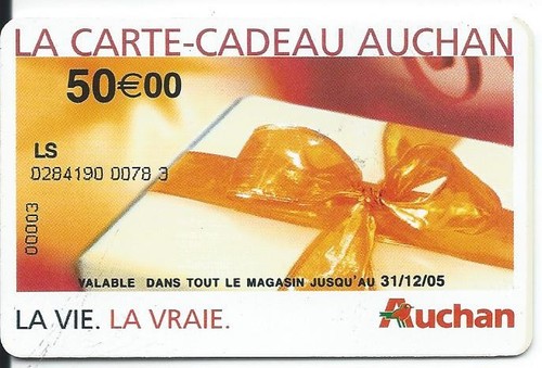 Carte cadeau - carte,