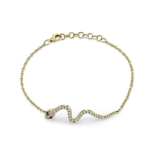 Diamant rubis serpent breloque - diamant,