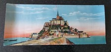 CHROMO Ancien PANORAMIQUE Le Mont-Saint-Michel, Editeurs Laurent-Nel Rennes 