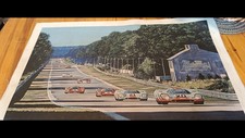 Rare affiche toile ancienne - rare, en