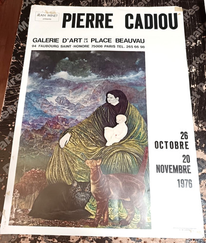 Affiche exposition peintre - affiche,