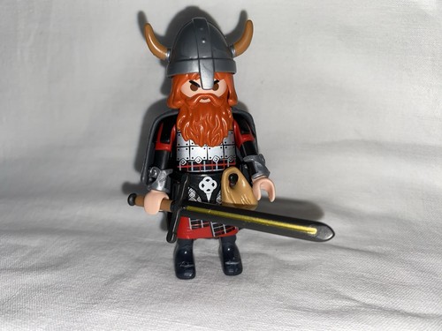 Playmobil chef guerrier - guerrier, viking