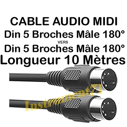 Câble midi din broches - câble,