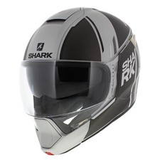 Casque Shark Evojet Vyda argent mat noir gris anthracite SAK